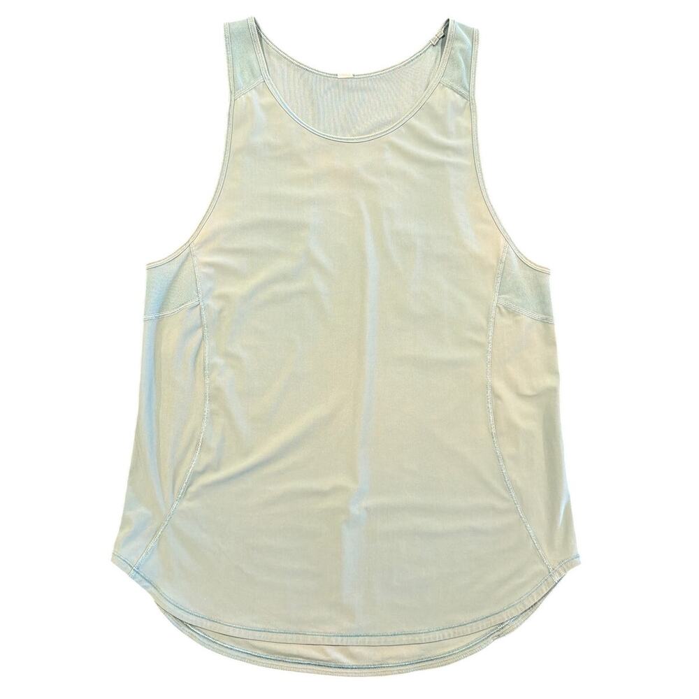 Lululemon Mesh Panel Tank Top Green Athletic Workout Tank Women’s Small 4/6